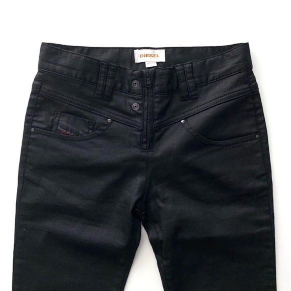 diesel black pants